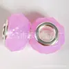 Jelly cor sólida contas de furo grande acrílico corte grande contas soltas fio para pulseira contas de imitação de vidro diy contas coloridas