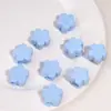 Contas Acrílicas Creme com Furo Grande Estrela de Cinco Pontas Flor de Ameixa Coração Contas Feitas à Mão DIY Caseiro Corrente para Celular Chaveiro Joias