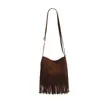 Bolsa de Celular Estilosa com Franjas Versátil Estilo Hot Girl Bolsa Pequena para Mulheres 2026 Nova Moda Mini Bolsa Transversal para o Dia a Dia