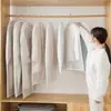 Bolsa Protectora contra el Polvo para Ropa, Tipo Colgante, Transparente, para Uso Doméstico, Protector de Polvo para Abrigos Largos, Almacenamiento de Chaquetas Largas de Plumas, para Uso Doméstico