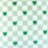 Tela de felpa estampada a cuadros de terciopelo de conejo con estampado a cuadros en forma de corazón de imitación de pelo de conejo para juguetes de mascotas, zapatos, sombreros y textiles para el hogar al por mayor
