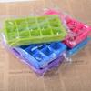 Forma de Gelo Quadrada 15 Cavidades Silicone Forma de Gelo DIY Molde de Cubo de Gelo Grau Alimentício Forma de Gelo Venda Direta da Fábrica