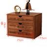 Soporte de madera para computadora, organizador de escritorio de oficina, caja de madera, cajón zakka, caja de almacenamiento de cosméticos