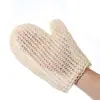 Guantes de sisal producidos por la fábrica Yiqian guantes de baño espumosos red de espuma exfoliante guantes de baño