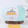 Gorro de punto con gancho de algodón y lana para bebé, grupo de lana para bebé, algodón agradable para la piel, hecho a mano, bufanda tejida DIY, línea de suéter