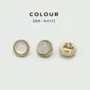 Botones Metálicos Coloridos Perlados Ojo de Gato para Camisas, Cárdigans de Lana Chifón, Botones Tejidos y Botones Decorativos para Vestidos