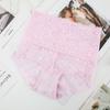 Otoño e invierno ropa interior de encaje de cintura alta para mujer cómoda hueca ropa interior para mujer entrepierna inferior antibacteriana doble cintura fabricantes de origen venta al por mayor