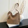 Bolso de mano tejido simple de gran capacidad, nueva moda 2026, bolso de hombro casual de paja para el día a día
