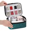 Base Líquida Emulsão Aquosa Bolsa de Cosméticos Grande Capacidade Portátil Cosméticos Viagem Bolsa de Cosméticos Multifuncional Estojo Cosmético Impermeável