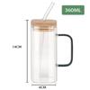 Copo de Vidro, Copo para Café com Leite, Copo para Bebidas, Copo de Água Doméstico, Copo de Palito de Alta Qualidade, Xícara de Chá, Vidro de Borossilicato Alto