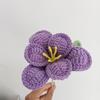 Ramo de Tulipanes DIY Hecho a Mano Regalo para Novia, Hilo Tejido a Mano Flores Artificiales Venta al por Mayor Ramo Artificial