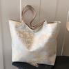 Bolso Grande Bordado Vintage para Mujer 2025 Nuevo Estilo Bolso de Hombro Bajo Brazo Nuevo Estilo Chino Bolso Tote de Gran Capacidad Moderno