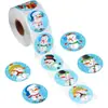 Pegatina de sellado decorativa para regalo de Navidad transfronteriza Etiqueta adhesiva Feliz Navidad