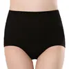 Roupa íntima, Calcinhas de Algodão Femininas de Cintura Alta, Modeladoras Abdominais e Levanta-Bumbum Sem Costura para Jovens, Cor Lisa, Atacado de Fabricantes de Roupa íntima 100% Algodão Feminina