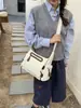 Bolsa Transversal para Trabalho para Mulheres, Bolsa Mensageiro Versátil e Moderna com Múltiplos Bolsos para Estudantes Usarem no Dia a Dia, Bolsa de Ombro com Aparência Elegante
