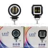 Farol de LED para Motocicleta Luz de Trabalho LED Nova Luz de Nevoeiro Modificada Off-Road 20W com Olho de Anjo