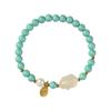 Pulsera de conejo de jade exquisita Lucky Brand para niña, regalo de San Valentín para novia, año del conejo de la vida 2023, cadena lisa turquesa.