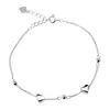 Pulsera de Corazón de Plata de Ley 925 para Niñas, Diseño de Nicho, Femenina y Dulce, Nueva Joyería Popular para Mano, Regalo para Novia