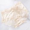Ropa interior sexy para mujer Pure Desire sin costuras, de talle medio, ligeramente transparente, con diseño hueco, ligera, transpirable, para chicas super picantes, bragas