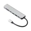 Estación de Acoplamiento 7 en 1 USB-C Transfronteriza Hub Docking Station HDMI 4K Tipo-C Carga Rápida PD Expansión Multi-Interfaz