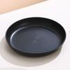 Prato listrado de palha de trigo padrão vertical familiar prato de frutas comida salada de frutas lanche doce plástico pp prato