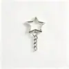 Fabricante Original Chaveiro de Contas de Liga de Zinco Acessórios DIY Corrente de Mola Pressionada Estrela Contas Joias Artesanais