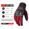 Luvas de Motociclismo Masculinas de Inverno Quentes Impermeáveis e à Prova de Frio Luvas de Motociclista Off-Road Anti-Queda Universais para Todas as Estações