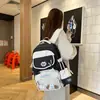Mochila Escolar Japonesa para Niñas Estudiantes de Secundaria Gran Capacidad Bolsa para el Dolor Mochila Linda Mochila Transparente Estudiante de Preparatoria Bolsa de Viaje