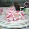 Caja de dulces creativa europea nueva personalidad Caja de dulces triángulo Mori regalo fiesta de boda caja de dulces al por mayor