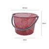 Cubo de Plástico Transparente Hogar Portátil Cubo Grande con Tapa Estudiante Cubo Grueso Palangana Agua traje