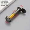 Visor de Puerta Ojo de Gato de Cobre Puro Diámetro 16mm Mirilla de Puerta de Hotel Lente de Vidrio Gran Angular de Alta Definición Anti-Espionaje Mirilla de Puerta de Entrada Anti-Palanca
