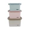 Caja de Almacenamiento para Artículos Varios de Escritorio con Tapa, Caja de Almacenamiento para Juguetes y Libros, Caja de Almacenamiento para Calcetines y Ropa Interior, Caja de Almacenamiento con Ruedas