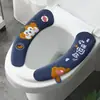 Cojín para Asiento de Inodoro para Uso en Casa, Cubierta Adhesiva para Asiento de Inodoro, Impermeable, Adecuado para Otoño e Invierno, Cubierta Universal para Asiento de Inodoro para Todas las Estaciones