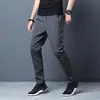 Marca de Tendencia Estilo Americano Transfronteriza Verano Delgado 2026 Seda de Hielo Secado Rápido Ajuste Delgado Versátil Deportes de Tendencia Pantalones Largos Rectos Pantalones Casuales