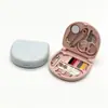 Caixa de Costura Mini Nórdica Doméstica Suit Kit de Costura Conveniente Suit de Armazenamento de Costura