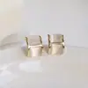 Pendientes de Gato Ojo de Gato Geométricos Elegantes Estilo Coreano Simples Combinan con Todo Moda Pendientes para Commuter Lujo Ligero Pendientes de Gama Alta para Mujer