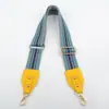Nova Alça de Ombro Colorida para Mochila Acessórios de Bolsa Feminina Alça Trançada Colorida para Ombro Transversal Dupla Utilização Alça de Bolsa Alongada Alargada
