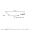 Plata de Ley S925 Hebilla de Cierre de Madera Brillante Hebilla de Conexión Seiko Hebilla de Acabado para Pulsera de Cristal DIY Accesorios
