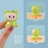 Figura de Oso de Peluche con Purpurina Fina Adorno de Escritorio Cultural Creativo Juguete de Moda Caja Sorpresa Bolsa Sorpresa Decoración de Regalo Decoración de Coche