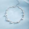 Pulsera de Plata de Ley 925 con Estrellas para Mujer Diseño de Nicho Lujo Ligero Pulsera de Lluvia de Meteoros Estilo Ins Pulsera Gestat para Novia