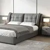 Cabeceira Estofada 2026 Nova Simples Moderna Autoportante Tatami Tecido Tech Madeira Maciça Encosto de Cama Vendido Separadamente