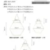 Diseño Geométrico Minimalista de Lujo Ligero Nórdico Espejo Hexagonal de Latón Dorado Espejo de Baño Espejo de Entrada Espejo de Maquillaje