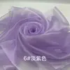 Organza Perlado Hilo de Tres Hebras 3060 Hilo Rígido Accesorios de Moño Bolsa de Empaque Gasa Escena Tela para Escenario