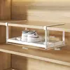 Sapateira Retrátil, Armário de Sapatos Doméstico, Divisória em Camadas, Suporte de Sapatos, Cesta Suspensa, Rack de Armazenamento Fácil de Instalar, Organizador de Sapatos
