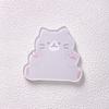Broche de gato con diseño de planta, bonito broche de acrílico creativo de dibujos animados japoneses para hombres y mujeres, accesorios para bolsos, decoración