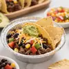 Las Cajas de Almuerzo Desechables Se Pueden Calentar en Hornos de Microondas, Freidoras de Aire y Parrillas de Barbacoa; Los tazones de papel de aluminio, las cajas de papel de aluminio y los recipientes de papel de aluminio son resistentes a altas temperaturas
