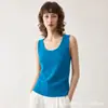 Suéter sin mangas de cuello redondo cálido de otoño e invierno, elegante estilo francés, tejido de hilo Yangzi alemán, lana fina 100% imitación, para usar en capas