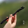 Mercadorias genuínas Pente de ébano pente de alto padrão diy estilo antigo acessórios de cabelo com balanço passo Pente de madeira novo estilo chinês adorno de cabeça feminino