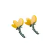 Amazon Transfronterizo Frescos Coloridos Pendientes de Flor de Girasol Dulce Atmósfera Pendientes Colgantes de Flor de Tulipán Joyería