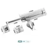 Perno Acero Inoxidable 304 Inodoro 4 Pulgadas 6 Pulgadas 8 Pulgadas Exterior Izquierdo y Derecho Perno Alargado Engrosado Antirrobo Perno Perno de Puerta
